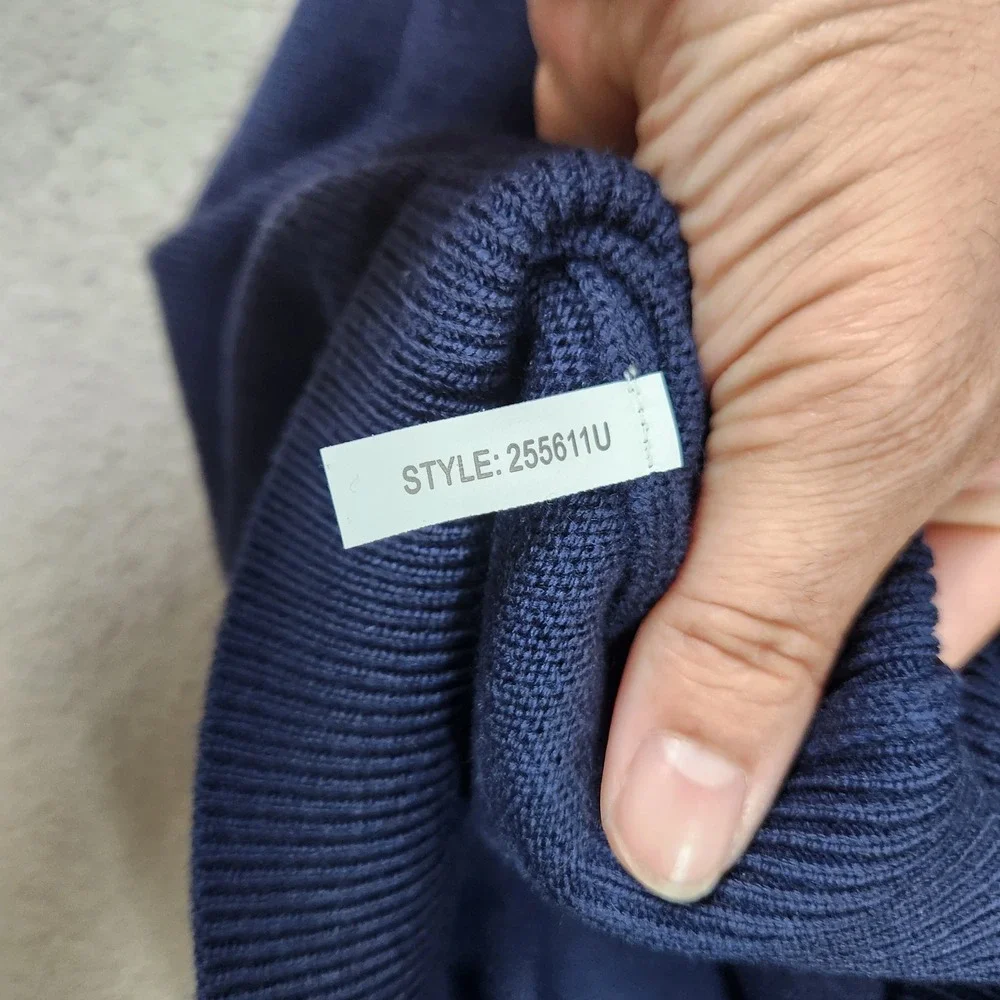Viyella V-Neck Sweater Mens size XL Merino Wool Zegna Baruffa Italian Yarn